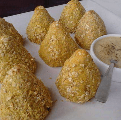 Coxinha Feita por Aluna